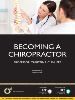 cover image of Becoming a Chiropractor